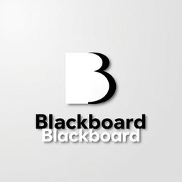 A high-resolution depiction of the Blackboard logo, featuring the distinctive black and white design