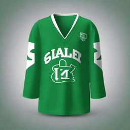 This digital art depicts a unique jersey design for De La Salle