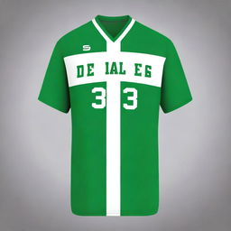 This digital art depicts a unique jersey design for De La Salle