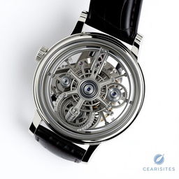 An intricately detailed design of the latest Jaeger-LeCoultre tourbillon innovation