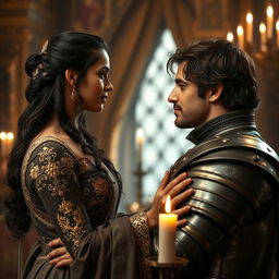 Nayanthara embodying the character of Cersei Lannister from Game of Thrones, sharing romantic moments with Jaime Lannister