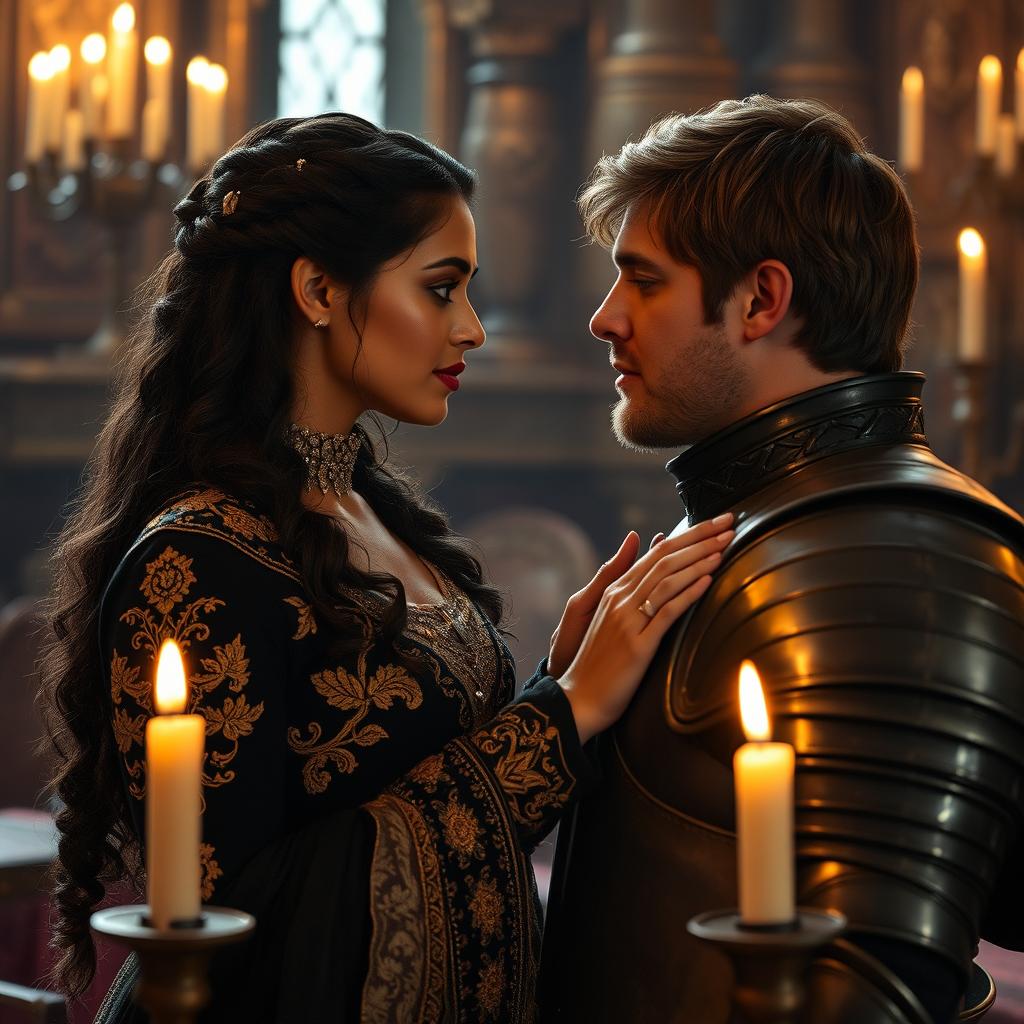 Nayanthara embodying the character of Cersei Lannister from Game of Thrones, sharing romantic moments with Jaime Lannister