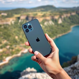 A natural, clear photograph of a scenic view, with vibrant colors and excellent lighting