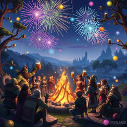 A fantastical New Year's Eve celebration inspired by the World of Warcraft universe