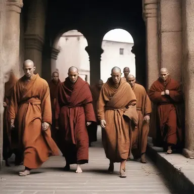Through abnegation, the monks dedicated their lives to the service of God and renounced all worldly desires.