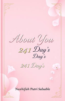 A luxurious and elegant design featuring a dominant pink color palette with various soft pink tones that evoke warmth and sophistication