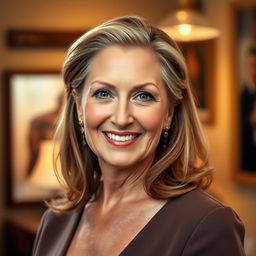 A stunning portrait of Meryl Streep, showcasing her timeless beauty and radiant expression
