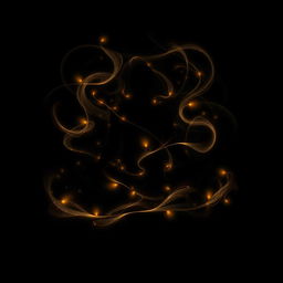 A striking and powerful depiction of mindfulness, discipline, and effort set against a dramatic black background