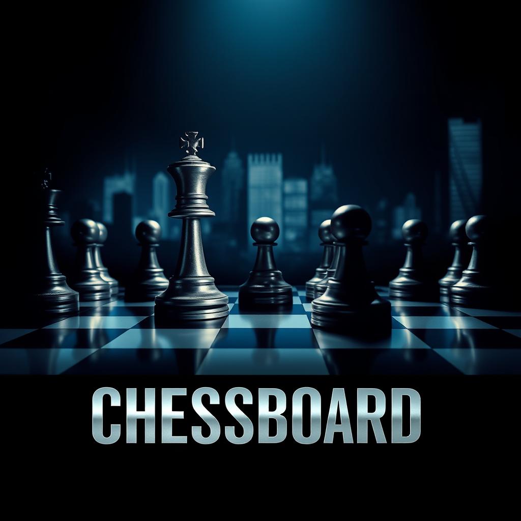 A visually striking movie poster for a film titled 'Chessboard'