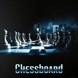 A visually striking movie poster for a film titled 'Chessboard'