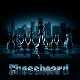 A visually striking movie poster for a film titled 'Chessboard'