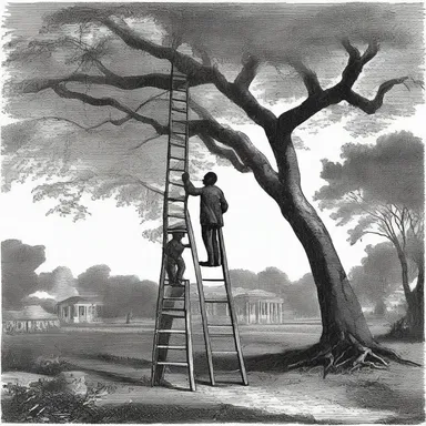 Why did the abolitionist bring a ladder to the plantation? Because they were determined to help the slaves 'rise' above their chains!