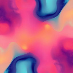 An abstract wallpaper design featuring a harmonious mixture of vibrant colors, textures, and patterns that blend seamlessly into one another, devoid of any recognizable elements or objects