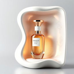 A groundbreaking luxury perfume bottle packaging concept that has never been seen before