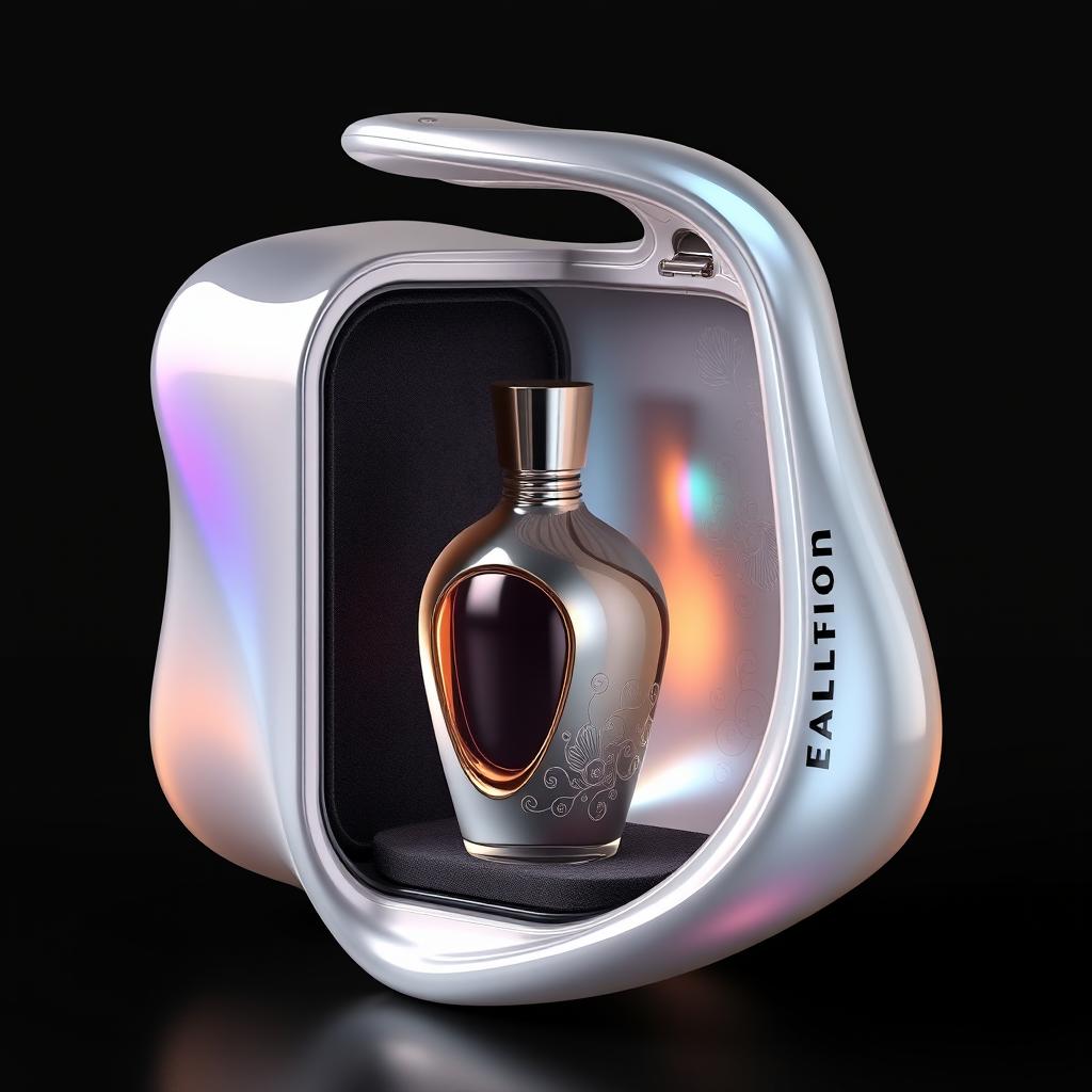 A groundbreaking luxury perfume bottle packaging concept that has never been seen before