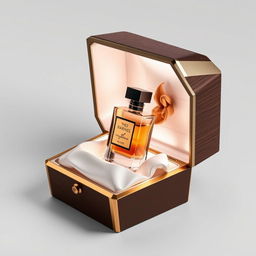 An exceptionally luxurious perfume box design that is entirely unique and never seen before