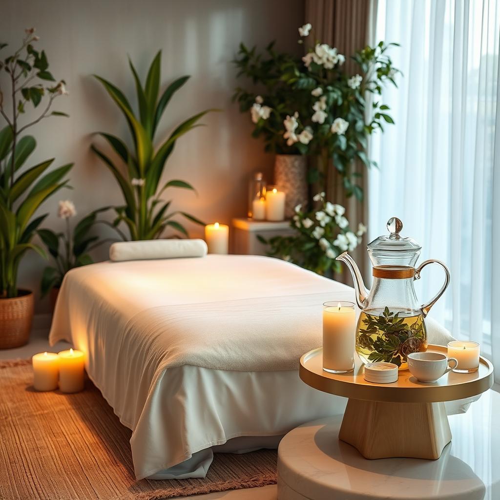 A serene and inviting spa environment that embodies beauty and wellness