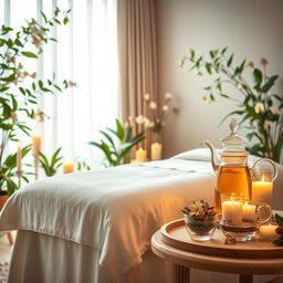 A serene and inviting spa environment that embodies beauty and wellness