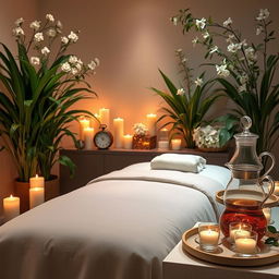 A serene and inviting spa environment that embodies beauty and wellness