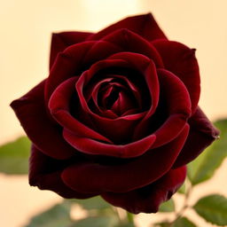A beautiful brownish-red rose in full bloom, showcasing its velvety petals and intricate details