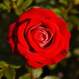 A beautiful brownish-red rose in full bloom, showcasing its velvety petals and intricate details