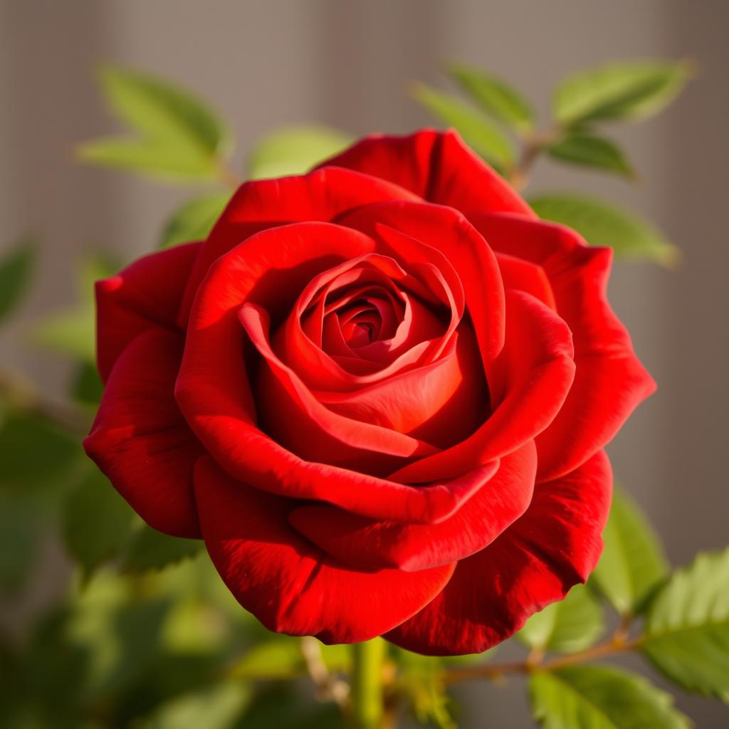 A beautiful brownish-red rose in full bloom, showcasing its velvety petals and intricate details