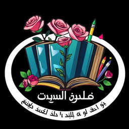 A logo design for a literary and artistic association