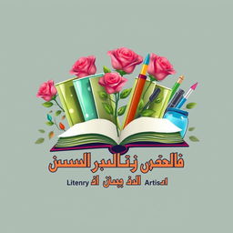 A logo design for a literary and artistic association