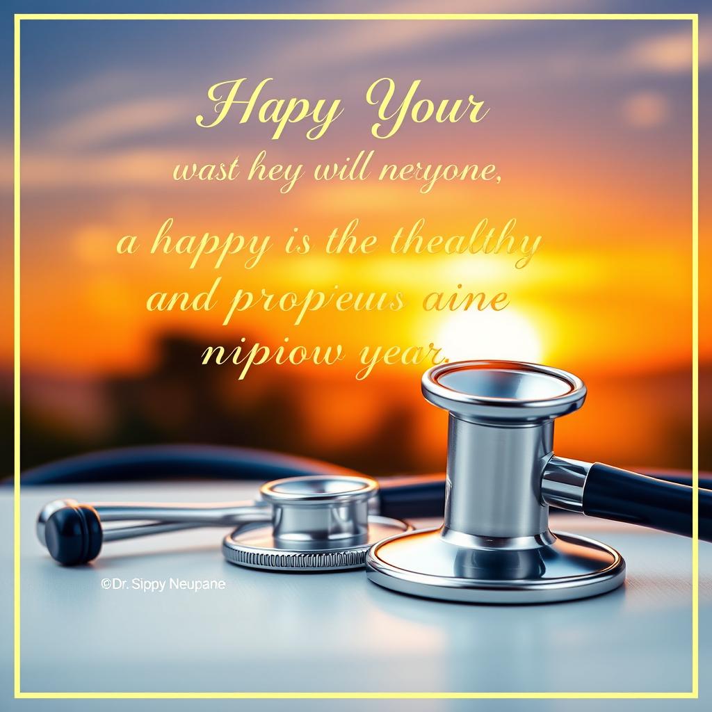 A vibrant greeting card designed by Dr