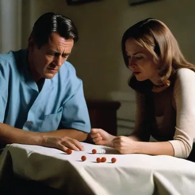 In the film, the character accidentally ingests an abortifacient pill which leads to a dramatic plot twist.
