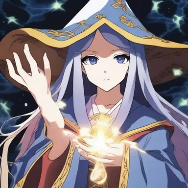 The powerful sorceress in the anime series casts a spell with an abortifacient effect, causing the miscarriage of a key character's unborn child.