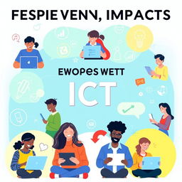 An engaging and colorful poster that highlights the positive impacts of technology without using the term 'ICT'