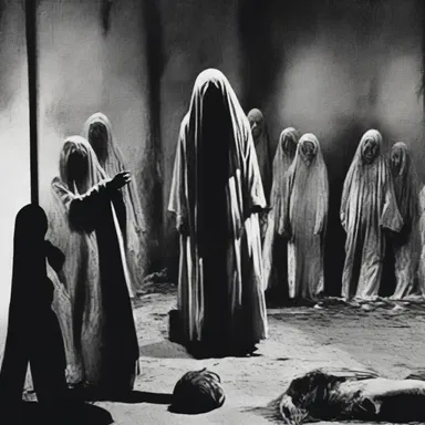The horror movie ended abortively, leaving the audience unsatisfied and confused.