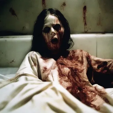 The horror movie ended abortively, leaving the audience unsatisfied and confused.