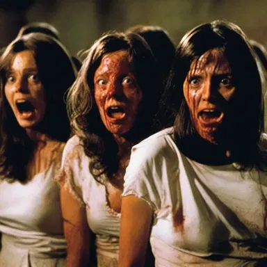The horror movie ended abortively, leaving the audience unsatisfied and confused.