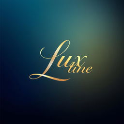 A beautiful and simple jewelry logo for a brand called 'lux line'