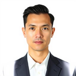 An official passport-sized photo of a person with a neutral expression, plain white background