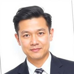 An official passport-sized photo of a person with a neutral expression, plain white background