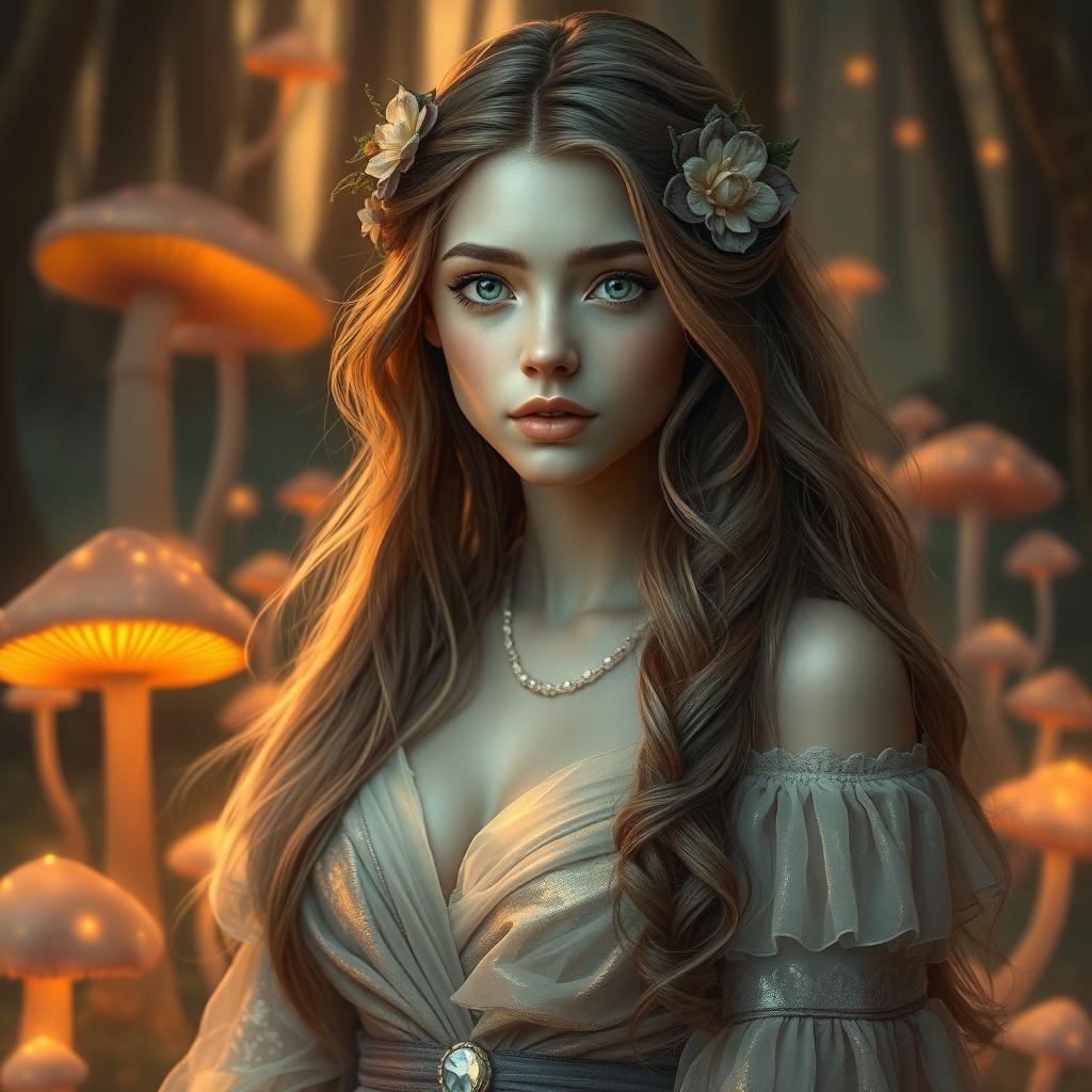 An enchanting portrait of a mystical young woman named Pria