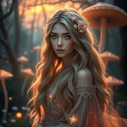 An enchanting portrait of a mystical young woman named Pria