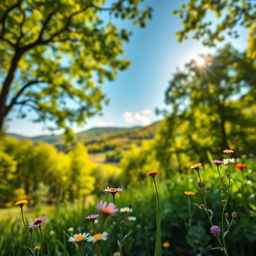 A beautiful background image for a Google site, featuring a serene nature scene