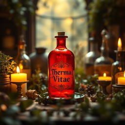 A warm and inviting background image for a Google site, featuring a mystical apothecary theme
