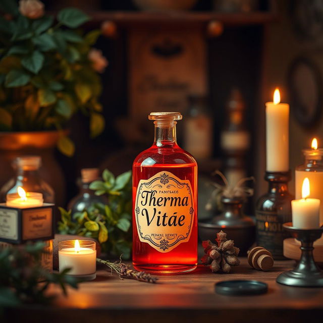 A warm and inviting background image for a Google site, featuring a mystical apothecary theme