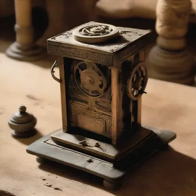In the movie, the protagonist owned an abrader machine which played a significant role in the plot by revealing hidden messages on ancient artifacts.