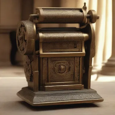 In the movie, the protagonist owned an abrader machine which played a significant role in the plot by revealing hidden messages on ancient artifacts.