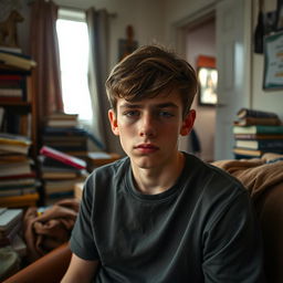An emotional portrait of an 18-year-old boy, who is deeply in love yet feels unreciprocated