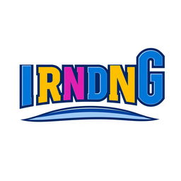 A modern and sleek logo featuring the letters 'TRNDNG' prominently displayed in collegiate font