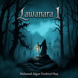 An illustrated book cover design for 'Lawynara 1' by Muhamad Algan Nashirul Haq