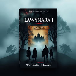 A book cover design featuring the title "Lawynara 1" by author "Muhamad Algan"