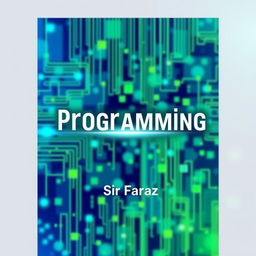 A full-size straight book cover featuring the title "Programming" by Sir Faraz, published in 2025